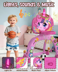 MAGTHIC Unicorn toy features smooth edges and durable plastic for safe play.