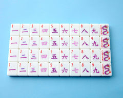 Mahjong Co Blossom tiles size and lightweight design for portable play