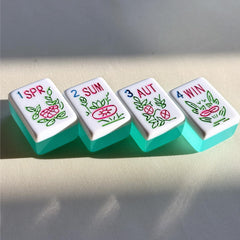 Mahjoy Mahjong Tile Set compact travel-ready setup for on-the-go gaming.
