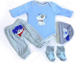 MAIHAO puppy-pattern hat for reborn dolls adds cute detail and easy styling.