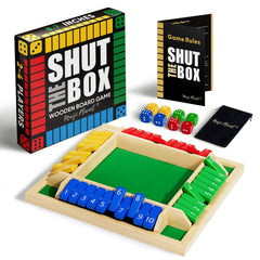 Maiji Planet Shut The Box game board fostering family bonding