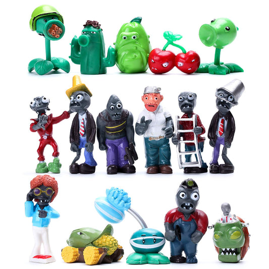 Maikerry PVZ Peashooter figure cupcake topper for fun parties and treats