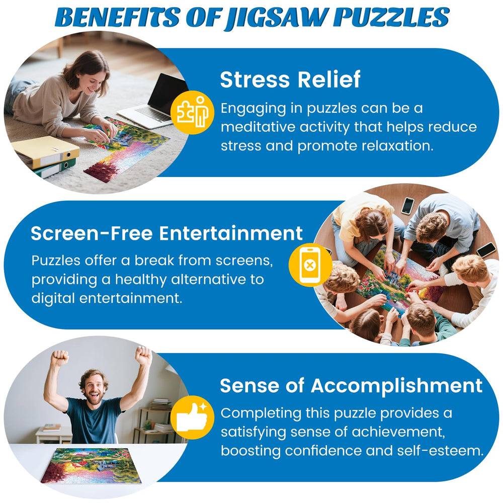 Maiqufa family-friendly puzzle suits adults and seniors for screen-free bonding