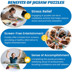 Maiqufa family-friendly puzzle suits adults and seniors for screen-free bonding