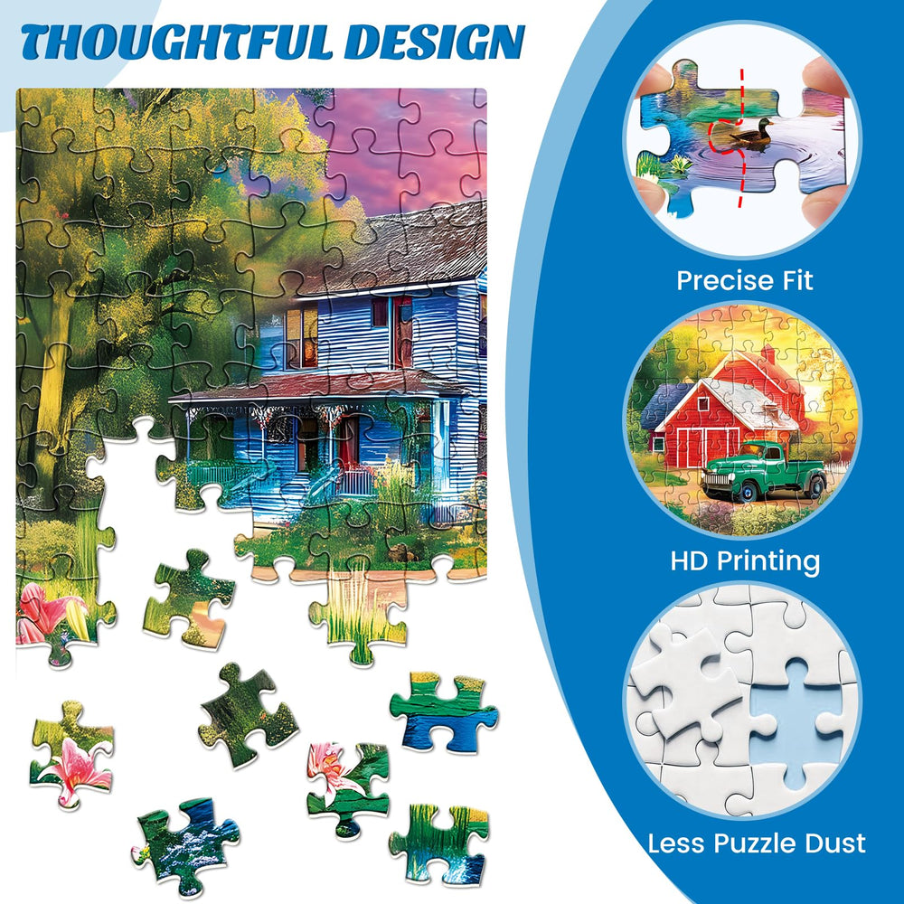 Maiqufa recycled cardboard puzzle uses eco-friendly materials with vibrant, high-definition imagery