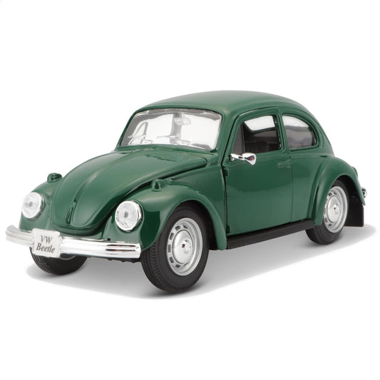 Maisto 1:24 SE Volkswagen Beetle Green die-cast body for premium display