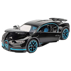 Maisto Bugatti Chiron 1:24 rear view shows glossy finish and authenticity