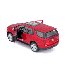 Maisto M31533 Chevy Tahoe 1/24 red rear view fosters imaginative journeys