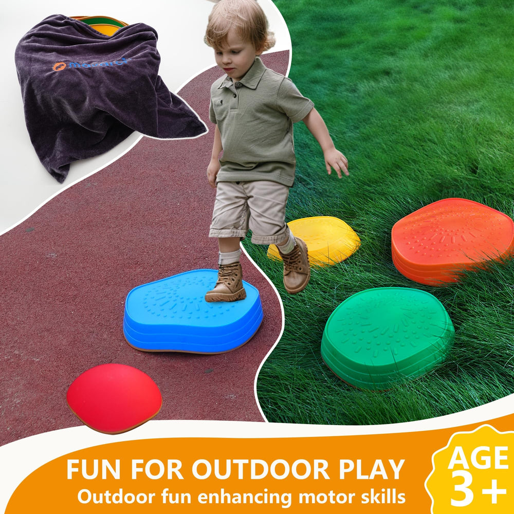 makarci stepping stones stackable design makes cleanup easy