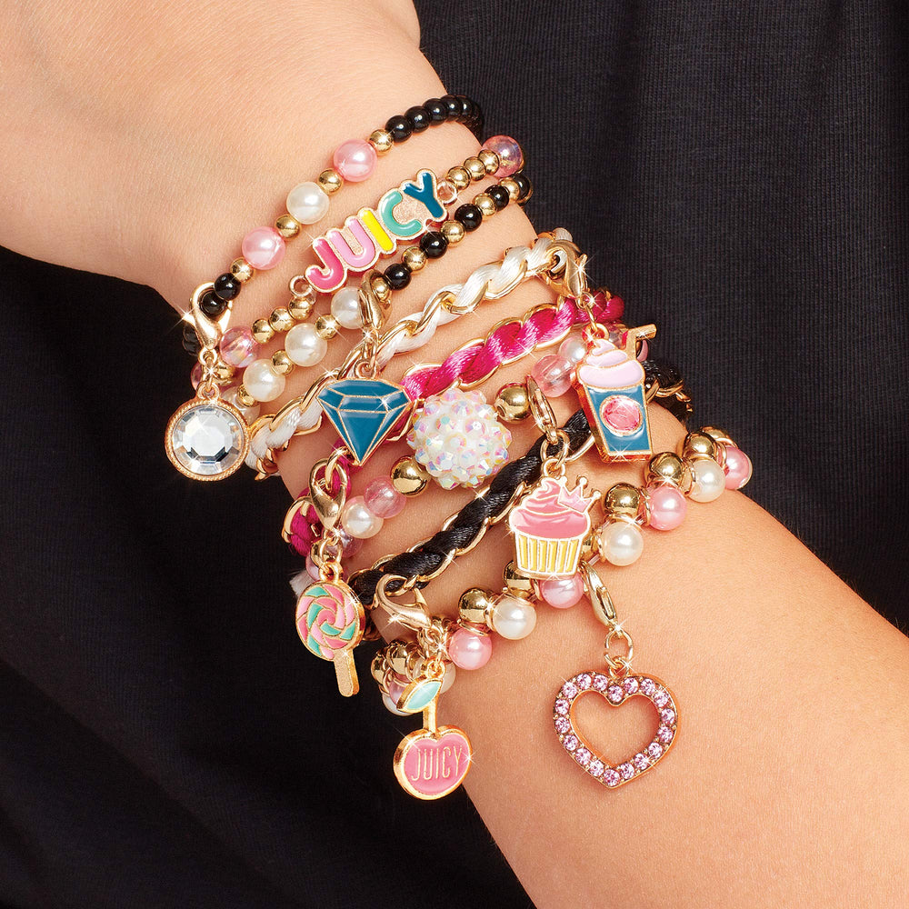 Juicy Couture chain bracelet component for mixed-styles designs