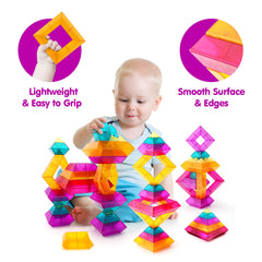 Safe ABS material from MAKE KIDS SMILE BUBBLE FUN for worry-free preschool activity.