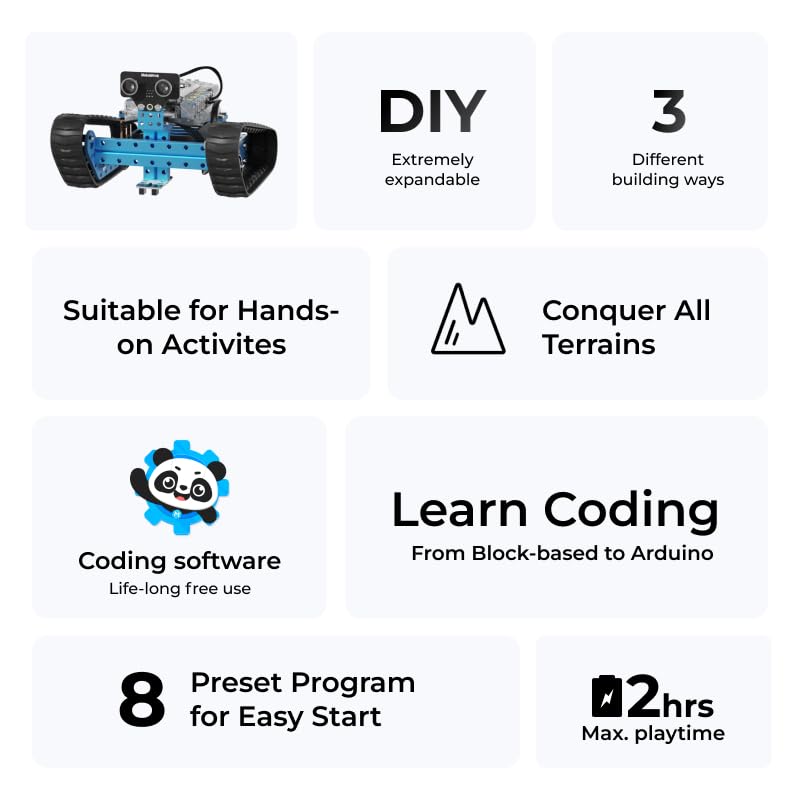 Makeblock mBot Ranger Nervous Bird balances itself, showcasing precise coding in action.