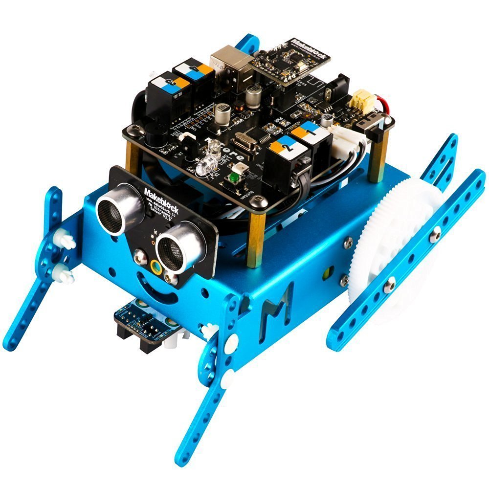Makeblock Six-Legged Mantis add-on enabling agile robotics exploration