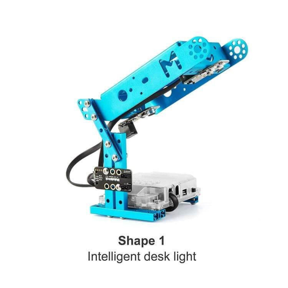 Makeblock sound sensor module enables responsive demos with audio triggers.
