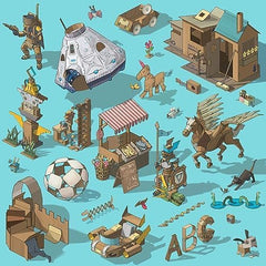 Makedo Discover organized parts kit for easy sorting and reuse.