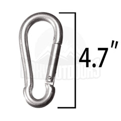 Maky Outdoors carabiner pack of 2 shows compact, ready-to-use hardware.