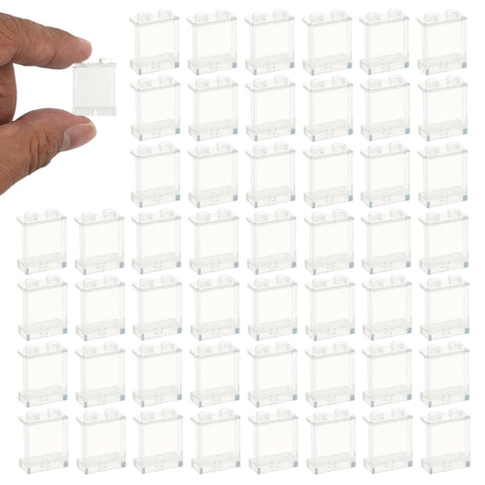 MALEKO clear window bricks 50-piece set for transparent architectural play