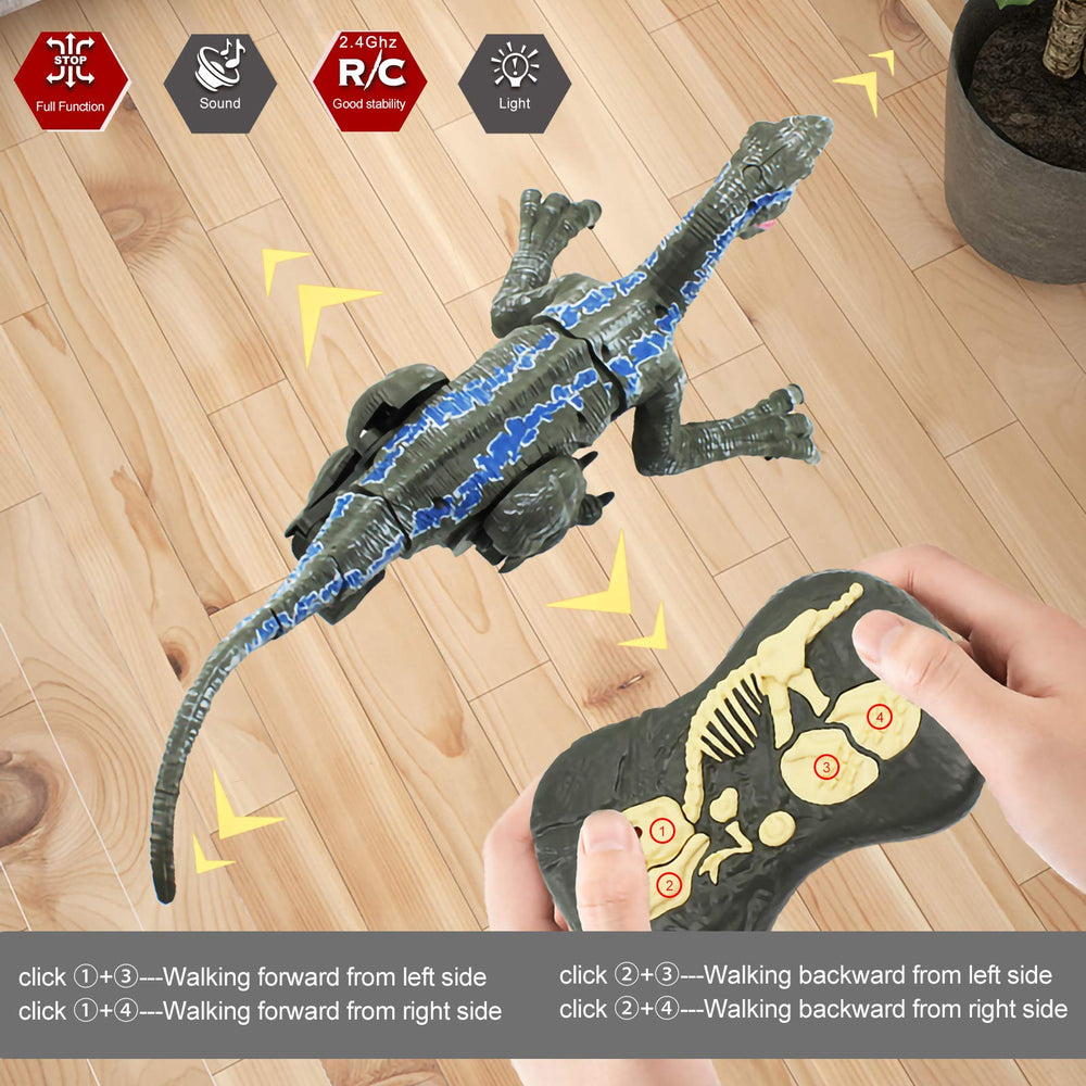 MAMABOO dinosaur models expand play sets with extra figures.