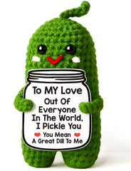 MAMAGIFTREE valentines-pickle-crochet, cozy keepsake for your partner