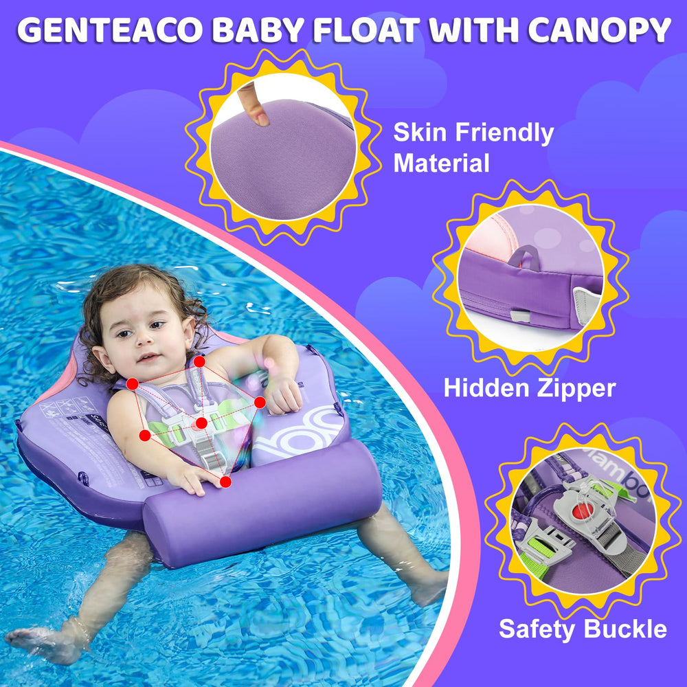 Mambobaby lightweight float designed for easy transport and travel.