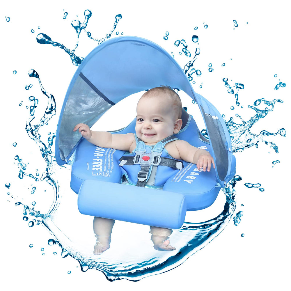 Mambobaby elephant-blue portable design makes transport quick and easy.