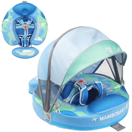 Mambobaby float canopy detachable for flexible sun shade on sunny days.