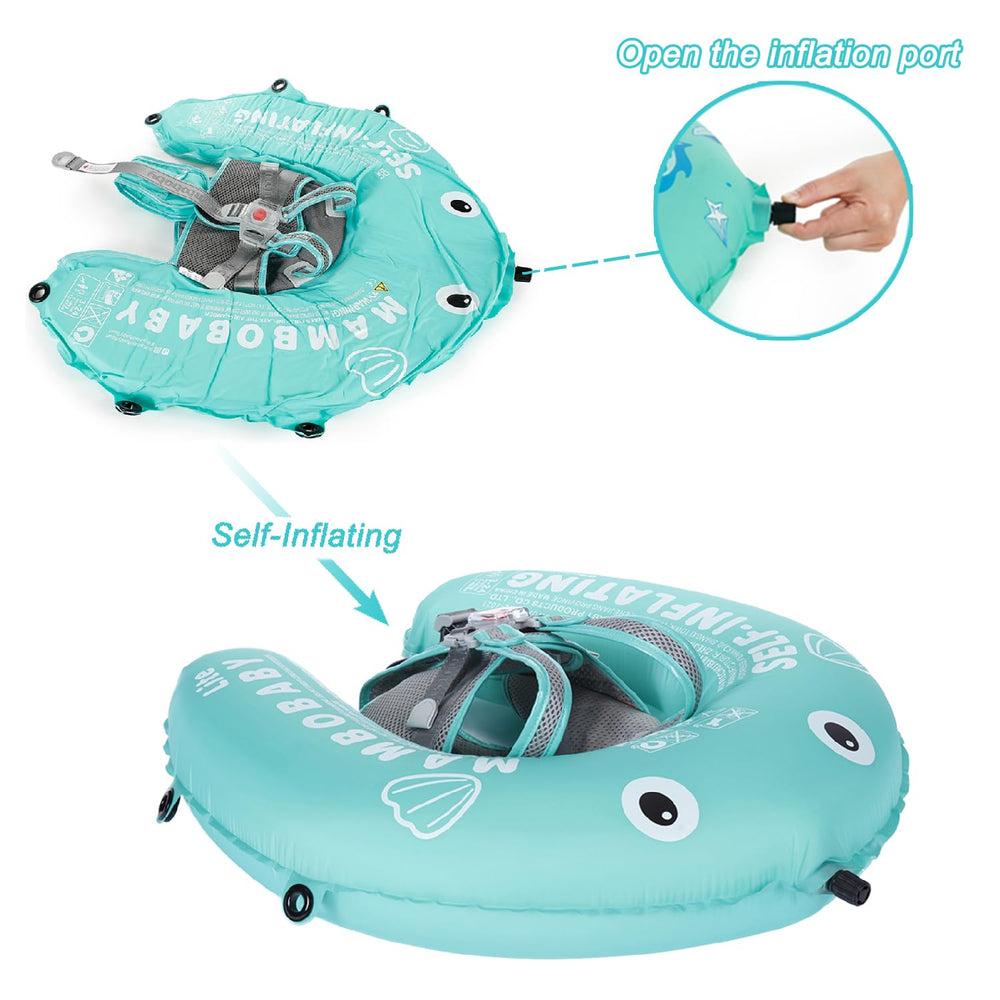 Mambobaby float compressible design enables compact travel and easy packing.