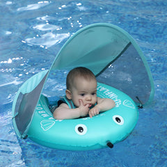 Mambobaby float self-inflating design delivers easy setup and stable buoyancy.