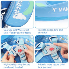 Mambobaby float foldable canopy for easy travel and storage.