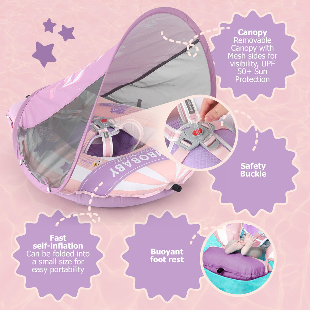 MAMBOBABYFLOAT balloon-design adds playful visibility during water time.