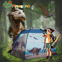 Mnagant dinosaur tent interior space for multiple children