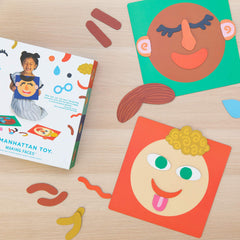 Manhattan Toy Making Faces bilingual feature enables English and French language exploration.