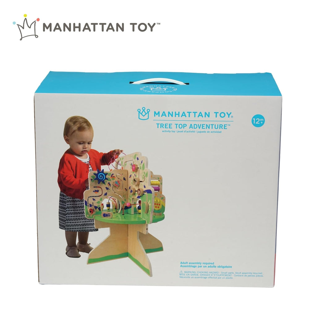 Manhattan Toy Tree Top Adventure requires adult assembly for safe setup.