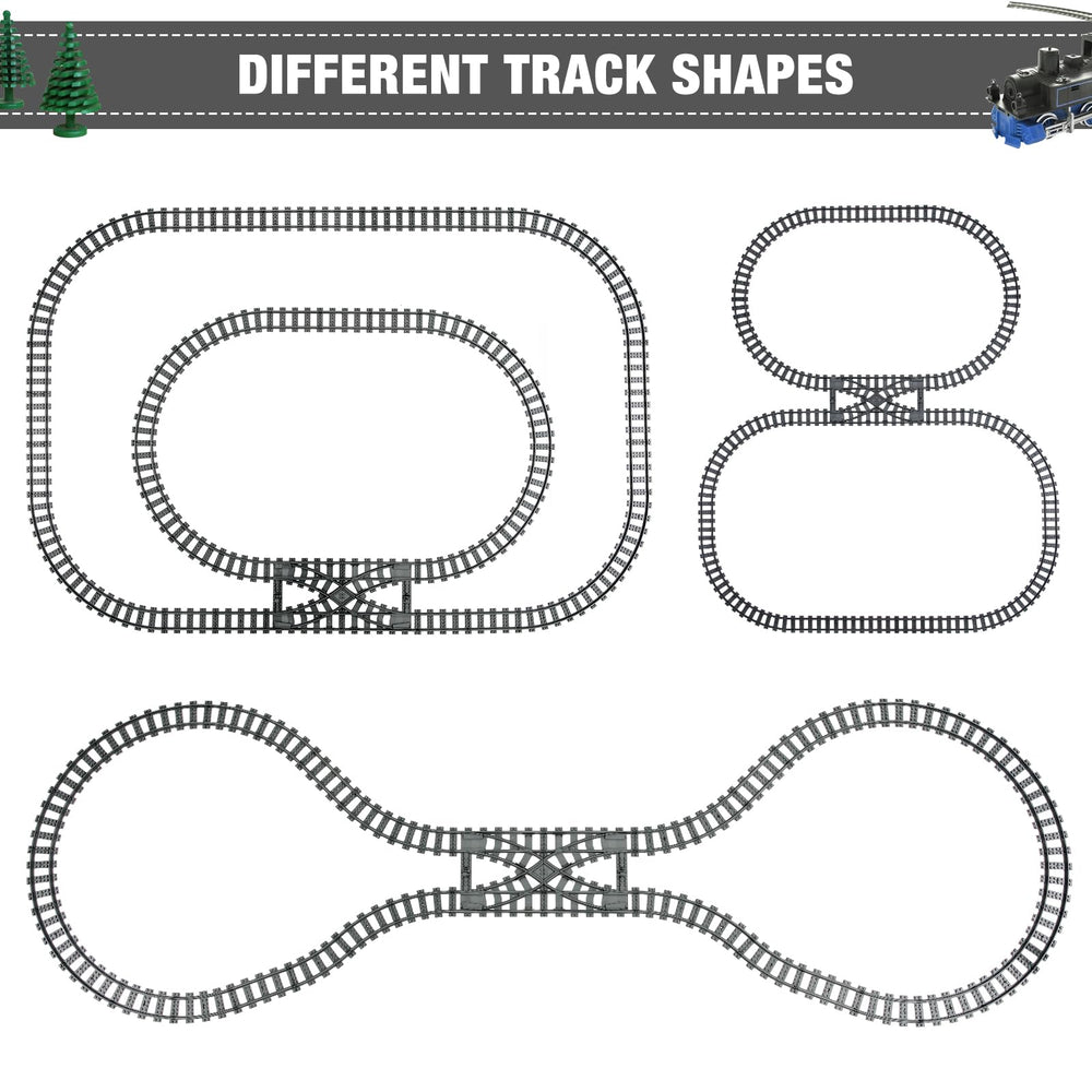 MANNIDOO two switch pieces enabling track-changing routes during play.