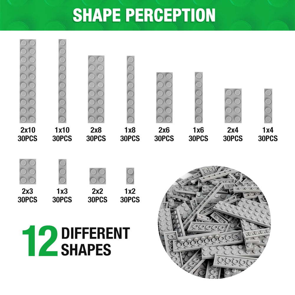 MANNIDOO compatible plates fit major bricks for seamless mix-and-match creative play.