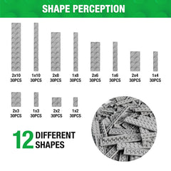 MANNIDOO compatible plates fit major bricks for seamless mix-and-match creative play.