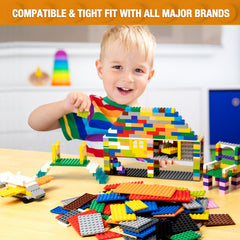 MANNIDOO ABS baseplates with smooth edges for safe play.