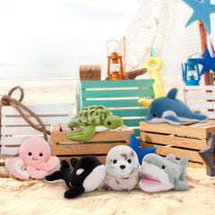 MaoGoLan 6Pcs sea animals octopus plush for colorful classroom decor.
