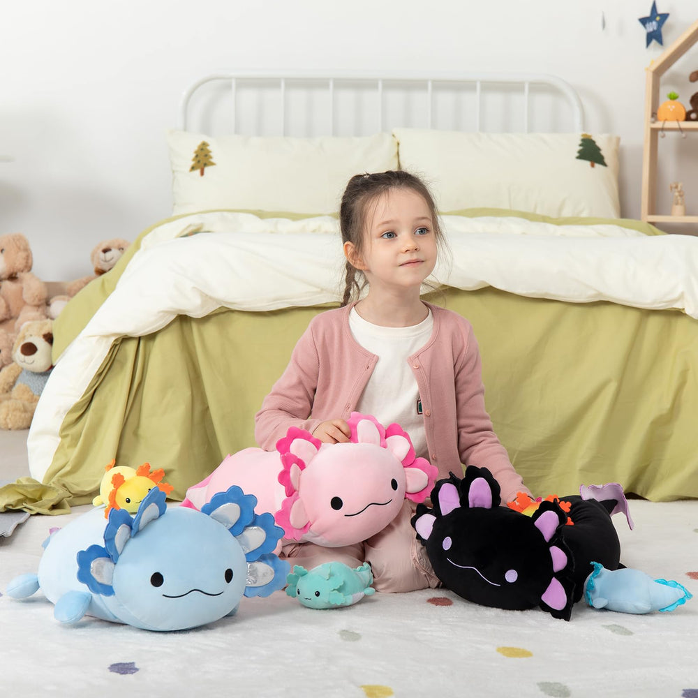 MaoGoLan axolotl plush bedroom decor adds whimsical charm.