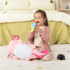 MaoGoLan axolotl plush cuddle pose ideal for bedtime snuggles.