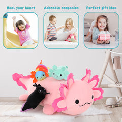 MaoGoLan axolotl plush makes a thoughtful gift for animal lovers.