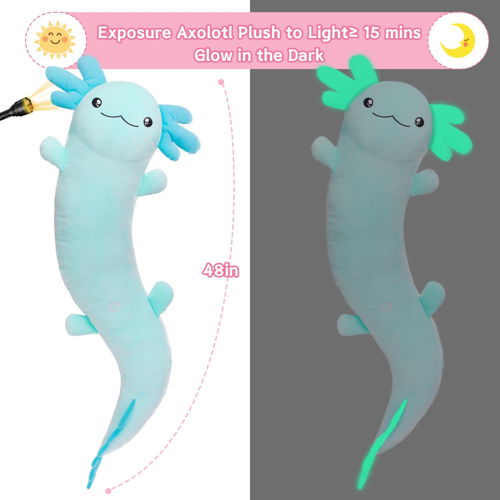 MaoGoLan axolotl plush soft microfiber fabric gentle on skin