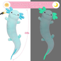 MaoGoLan axolotl plush soft microfiber fabric gentle on skin