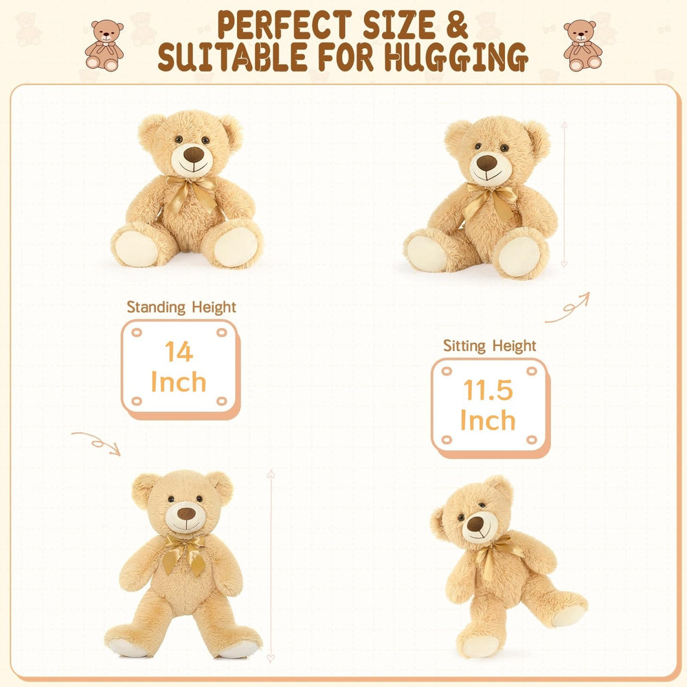 Maogolan baby shower decor teddy bears enhance tables and photos.