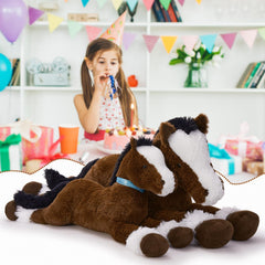 MaoGoLan cozy bedtime horse plush for storytelling and calm nights