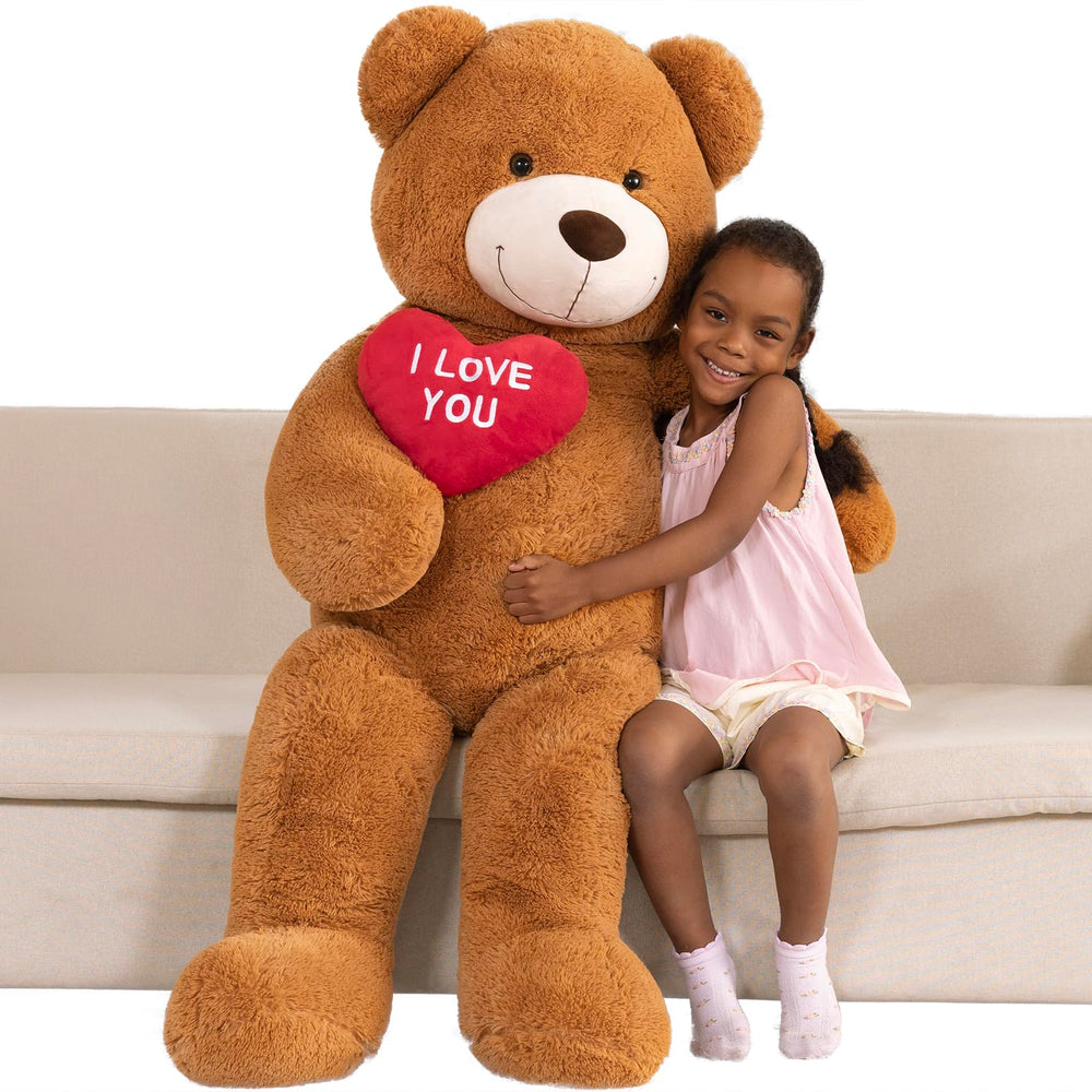 MaoGoLan dark brown giant teddy, warm hugs and presence
