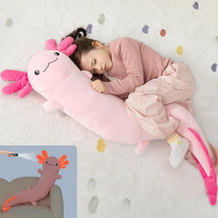 MaoGoLan Giant Axolotl Plush Pillow with ultra-soft surface for cozy hugs