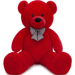 MaoGoLan giant teddy bear 47in red adds cozy room charm