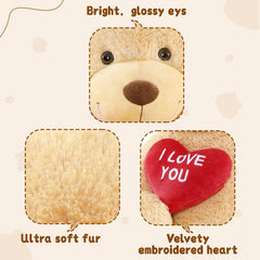 MaoGoLan large teddy bear suits anniversaries with a memorable presence.
