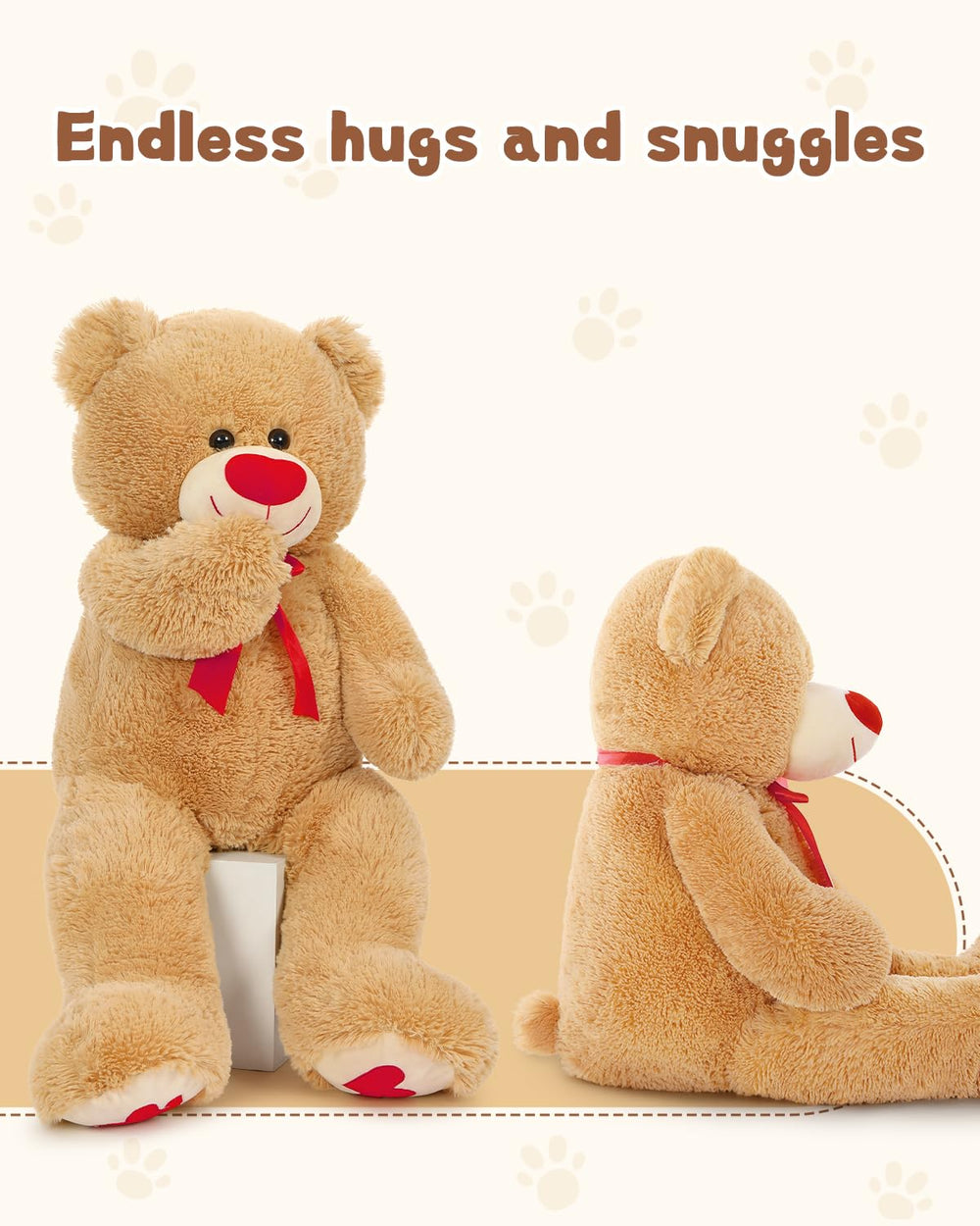 MaoGoLan 36-inch bear ready for Valentines and anniversaries as a memorable gift